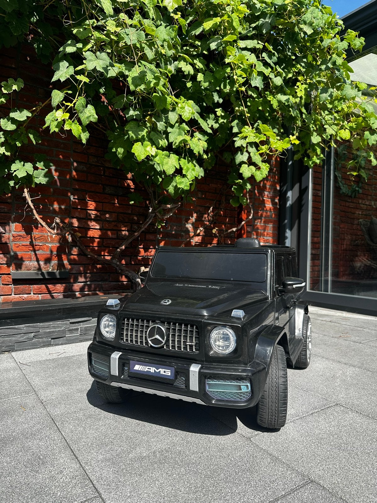 Accu Kinderauto Mercedes G63 Zwart, Ophalen, Zo goed als nieuw