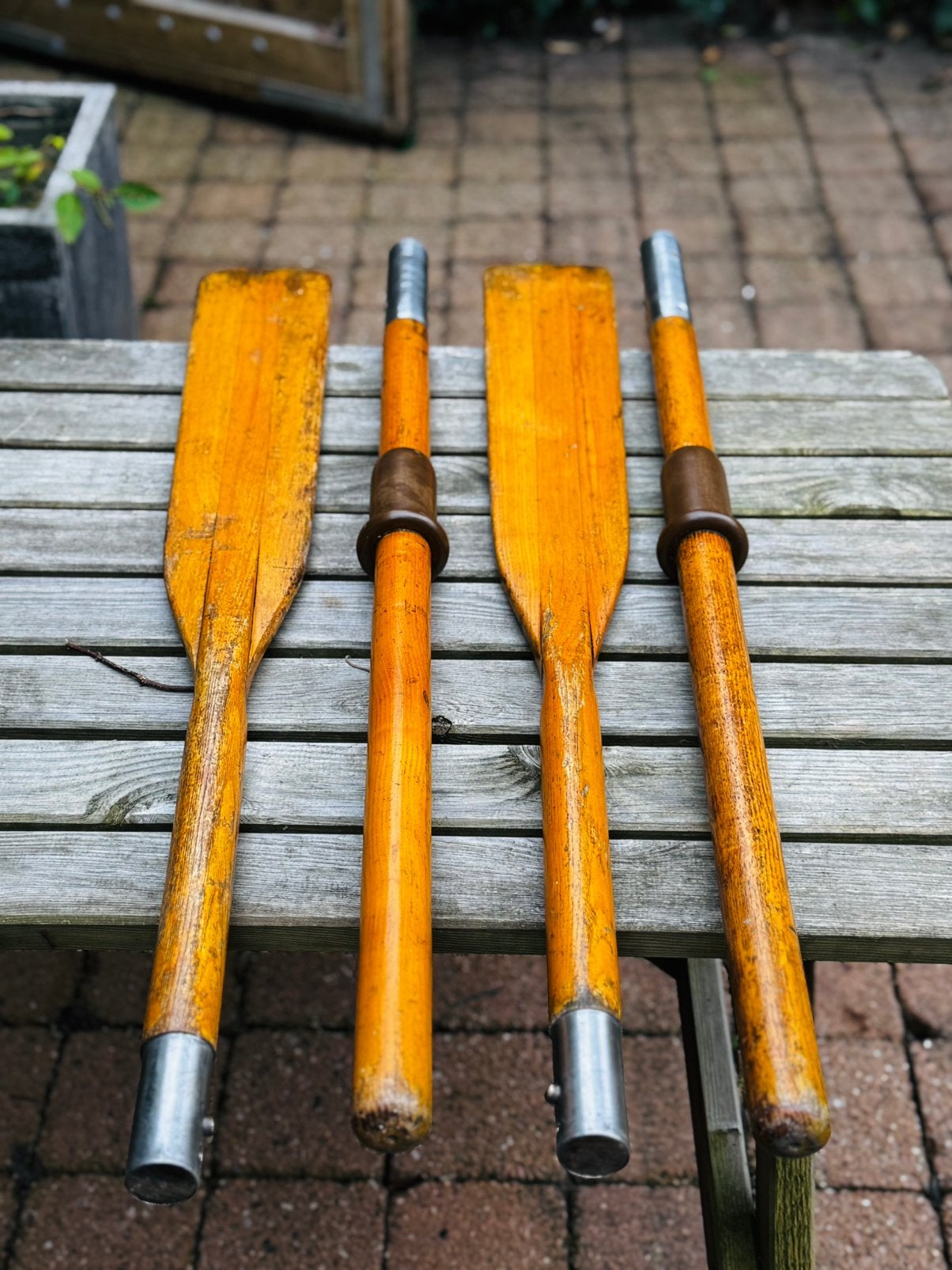 Roeispanen in delen! Heel netjes, Watersport en Boten, Ophalen of Verzenden, Zo goed als nieuw