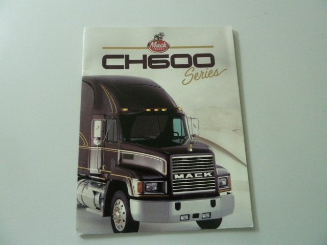 1989 Mack CH600 Series Trucks Brochure USA, Ophalen of Verzenden, Gelezen, Overige merken