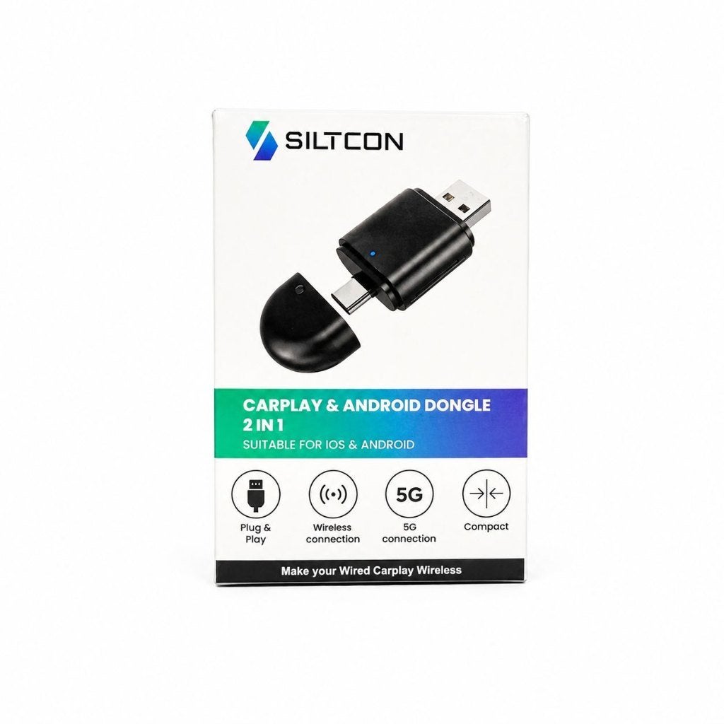 Siltcon CarPlay & Android Auto Dongle 2-in-1 | Nieuw, ., Nieuw, Ophalen of Verzenden, .
