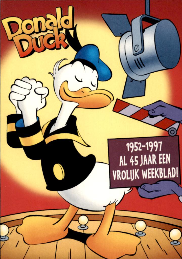 Donald Duck, al 45 jaar een vrolijk weekblad, Verzamelen, Verzenden, 1980 tot heden, Ongelopen, Sterren en Beroemdheden