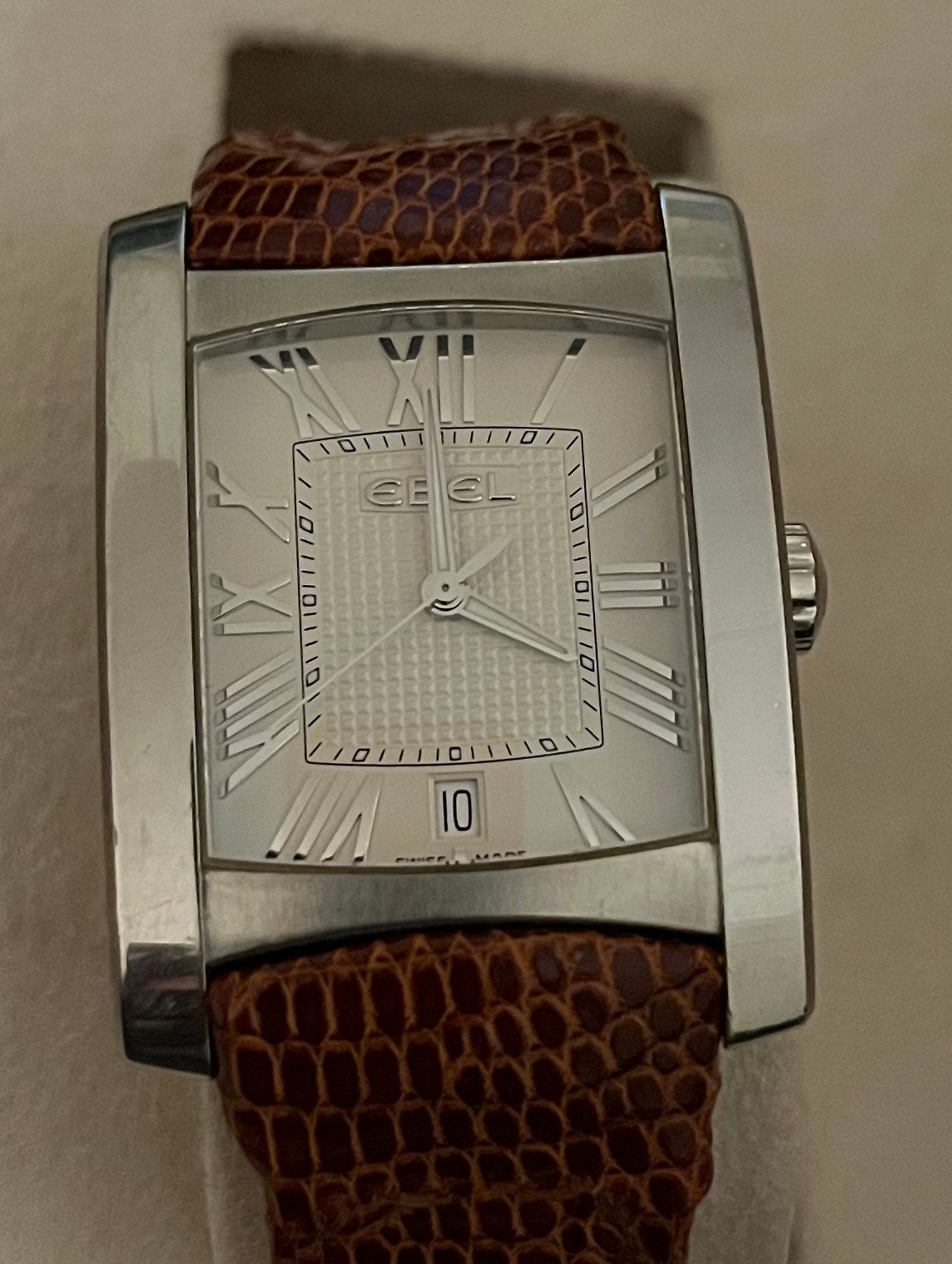 Ebel Brasilia herenhorloge, Sieraden, Tassen en Uiterlijk, Overige merken, Staal, Polshorloge, Ophalen of Verzenden