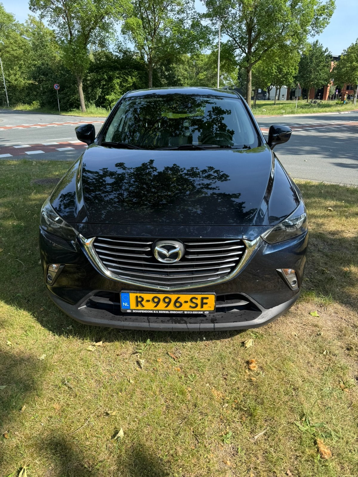 Mazda CX-3 2.0 Skyactiv-g 88KW 2016 Blauw, Auto's, Mazda, Voorwielaandrijving, 1998 cc, Zwart, Blauw