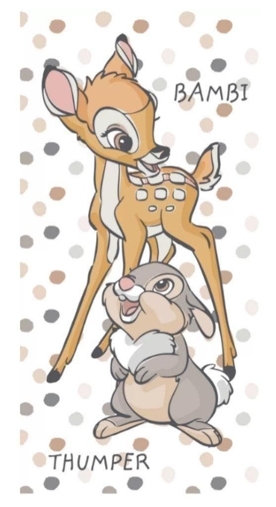 Bambi Badlaken / Strandlaken - Disney - Katoen, Kinderen en Baby's, Disney, Meisje, One size, Nieuw