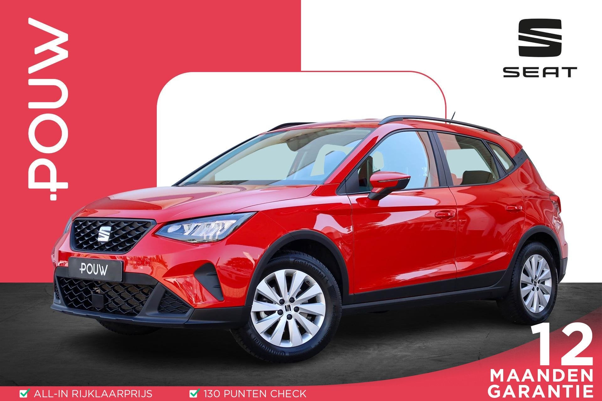 SEAT Arona 1.0 EcoTSI 95pk Reference | Parkeersensor | Cruis, Auto's, Voorwielaandrijving, 12 maanden, Stof, Gebruikt