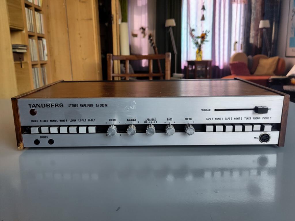 Tandberg Stereo Amplifier TA 300 M - Vintage Hifi, Overige merken, Gebruikt, Ophalen of Verzenden, Minder dan 60 watt