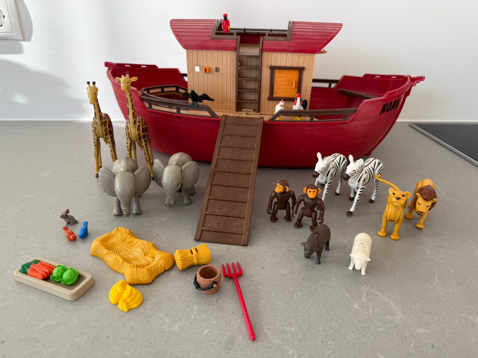 Playmobil Ark van Noah, Ophalen, Gebruikt, Complete set, Boot/Schip