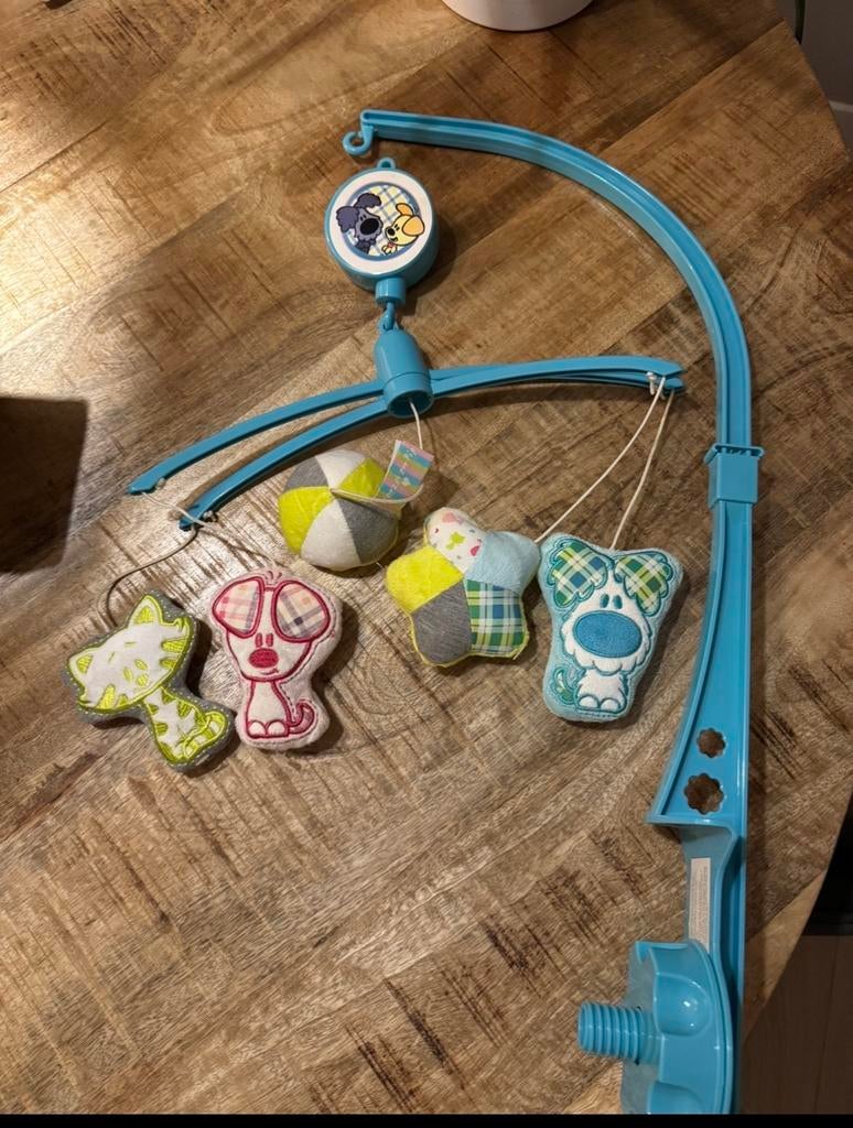 Baby mobiel van Woezel en Pip, Kinderen en Baby's, Speelgoed | Babyspeelgoed, Ophalen, Zo goed als nieuw, Mobiel