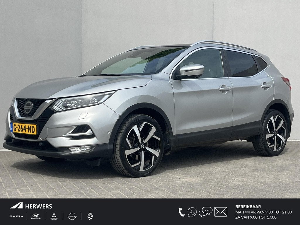 Nissan Qashqai 1.3 DIG-T Tekna + / Dealeronderhouden / Panor