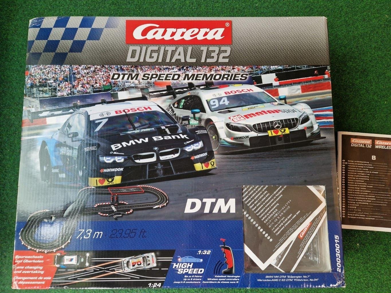 Carrera Digital 132 DTM Speed Memories Racebaan, Ophalen, Racebaan, Zelf te bouwen, Carrera