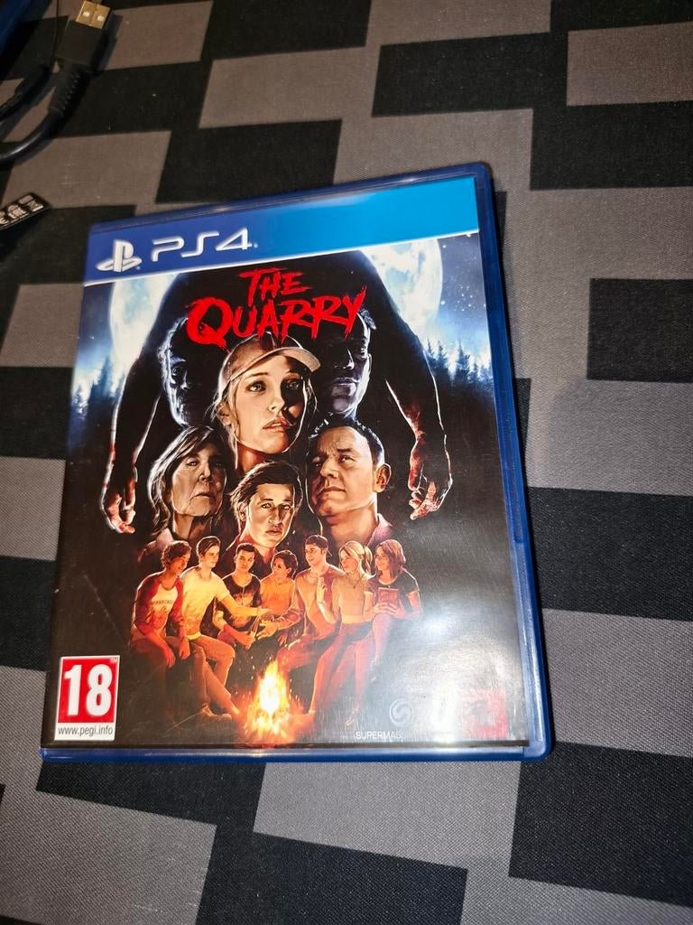 The Quarry PS4 - Horror Avontuur Game, Spelcomputers en Games, Games | Sony PlayStation 4, Zo goed als nieuw, Avontuur en Actie