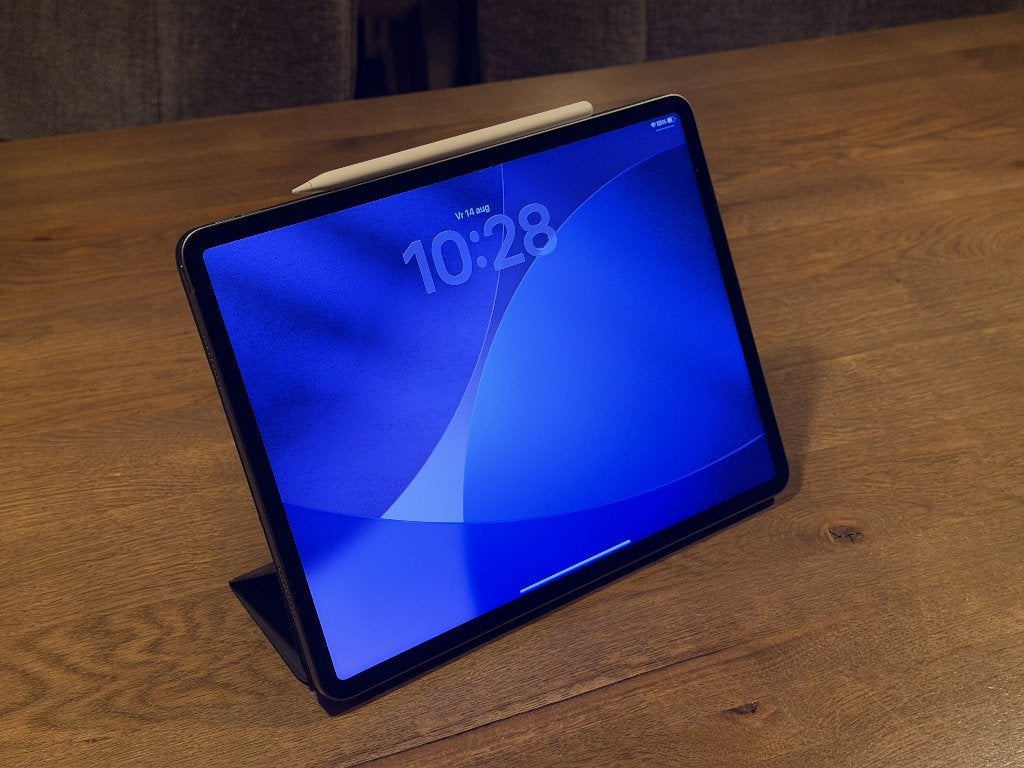 iPad Pro M2 12,9inch 128GB + Apple Pencil 2 + Smart Folio, Computers en Software, Apple iPads, Ophalen, Apple iPad, 12 inch, Zo goed als nieuw