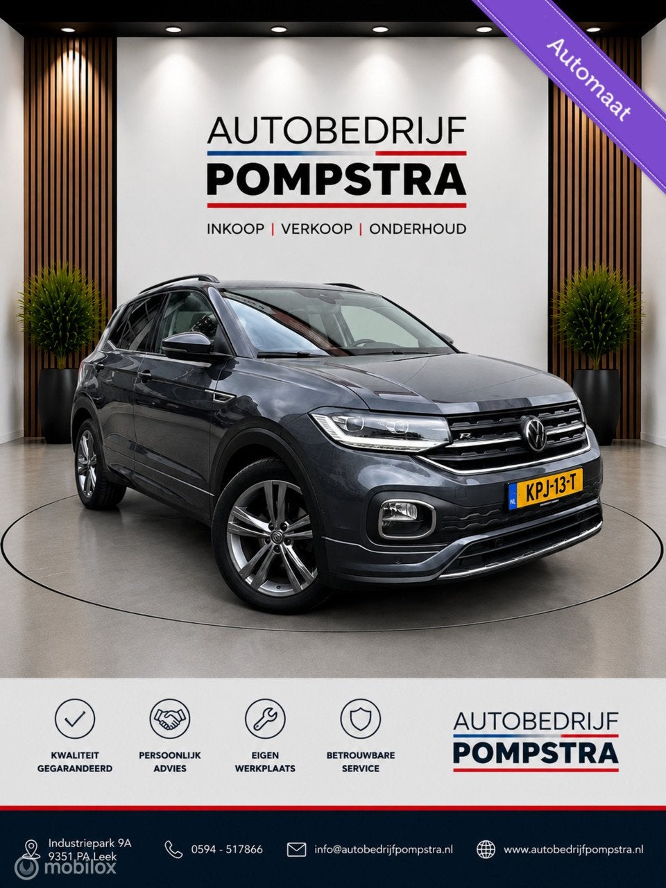 Volkswagen T-Cross 1.0 TSI110 DSG 2X R-line/NAVI/VIRTUALDASH, Auto's, T-Cross, Gebruikt, Euro 6, Met garantie (alle)
