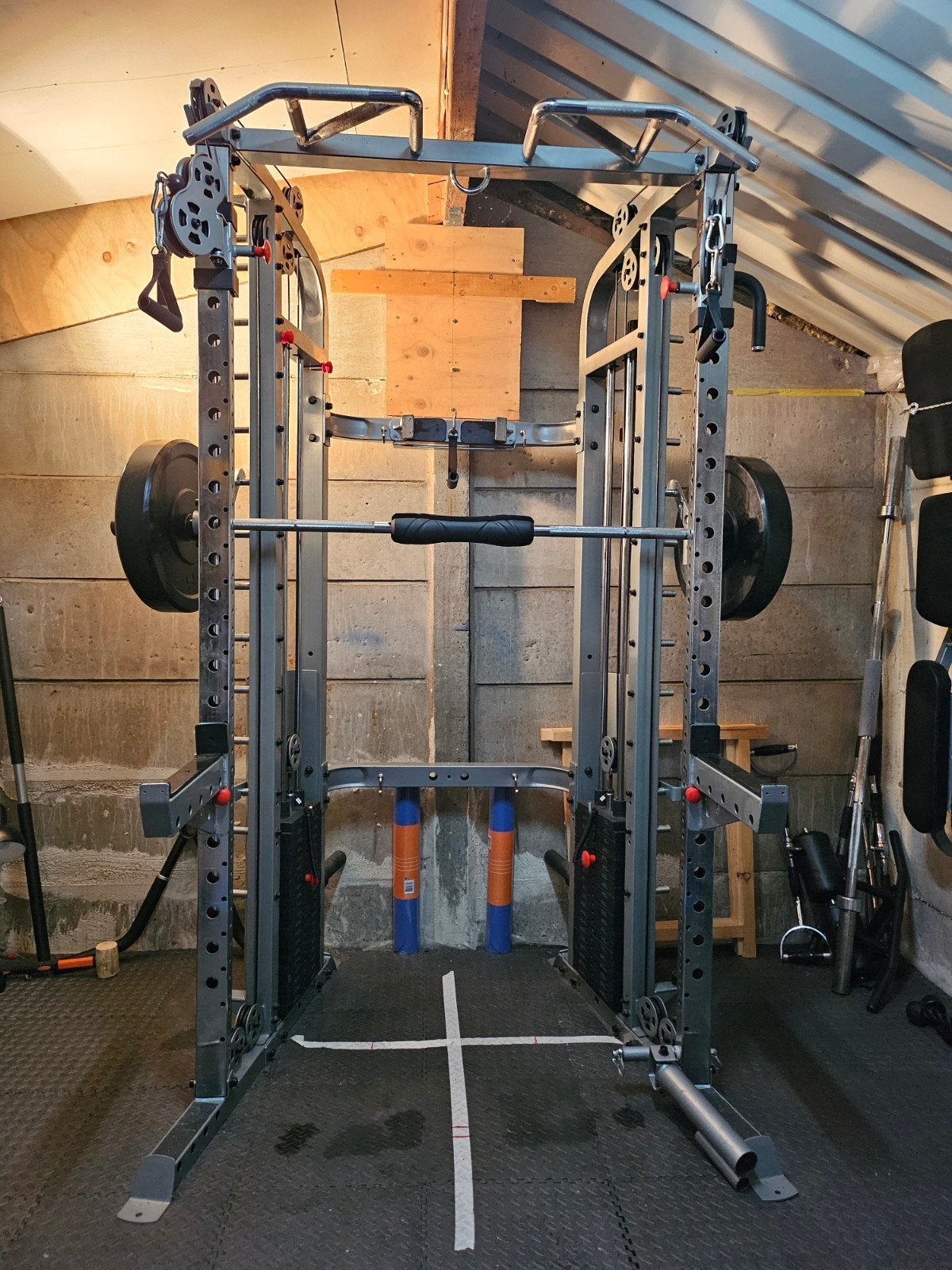 Krachtstation / Power Rack - Barbarian Line, Sport en Fitness, Ophalen, Gebruikt, Benen, Krachtstation