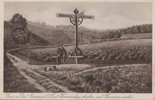 Berg en Dal Grenspaal, Verzenden, Voor 1920, Gelopen, Gelderland