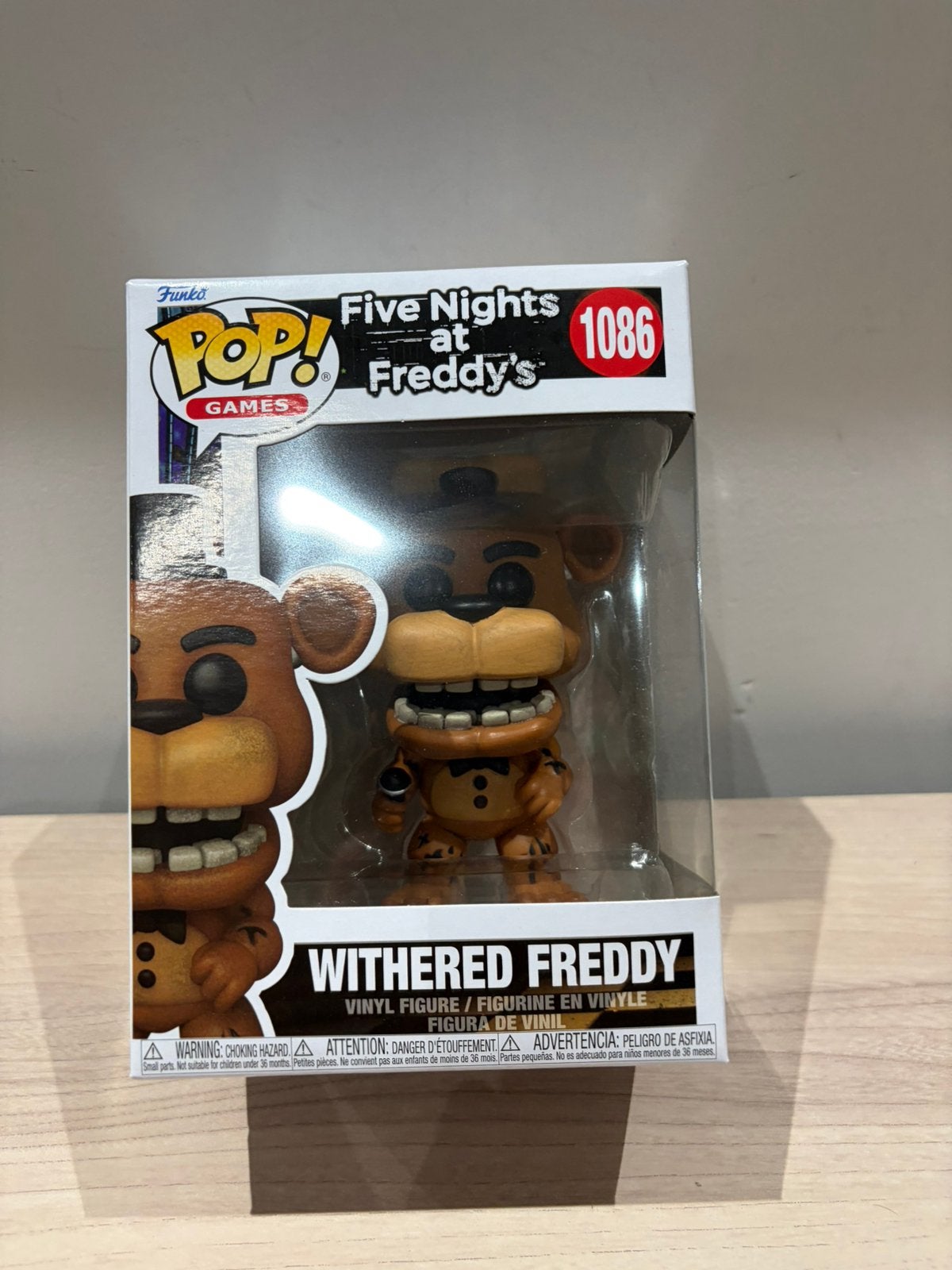Withered Freddy 1086 Funko Pop! Five Nights at Freddy’s FNAF, Funko Europe, Ophalen of Verzenden, Zo goed als nieuw, 4th floor, 1 Queen Caroline St, London W6 9YN, Verenigd Koninkrijk