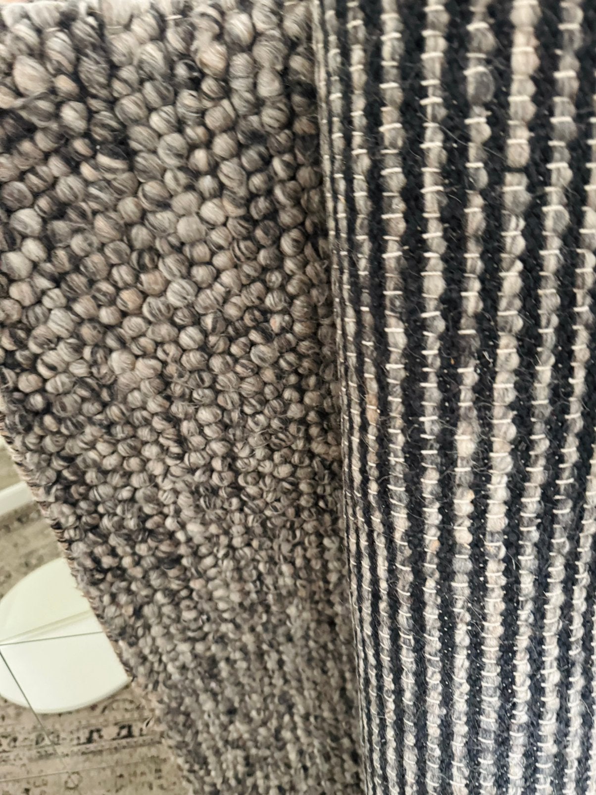 Vloerkleed, Ophalen, Gebruikt, 100 tot 150 cm, Grijs