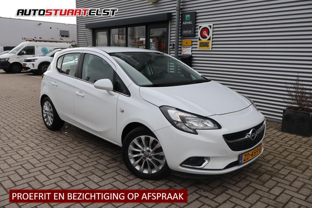 Opel Corsa 1.0 Turbo Online Edition 1e Eigenaar | Volledig O, Voorwielaandrijving, Stof, Gebruikt, Wit