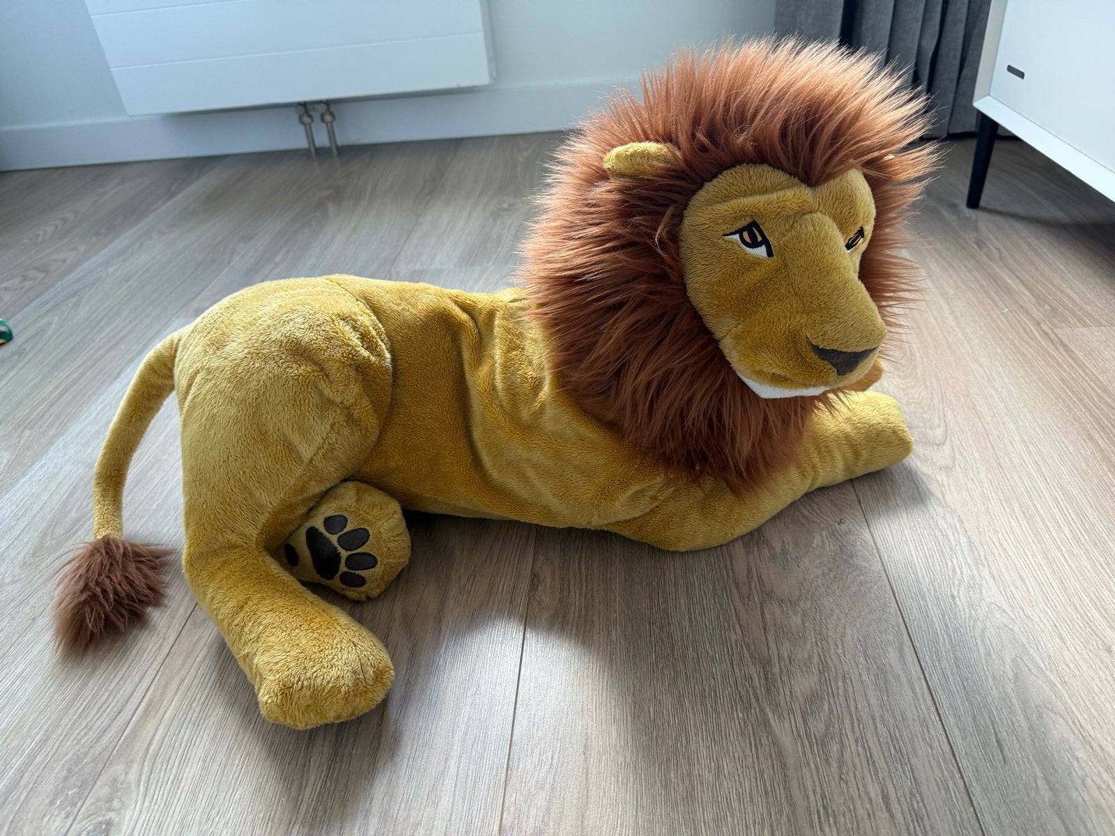 Grote knuffelleeuw - Zo goed als nieuw, Kinderen en Baby's, Ophalen of Verzenden, Zo goed als nieuw, Middelgroot (20 tot 80 cm)