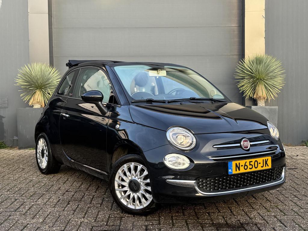 Fiat 500 1.2 Cabrio/Airco, Auto's, Fiat, Voorwielaandrijving, Stof, Gebruikt, 4 cilinders