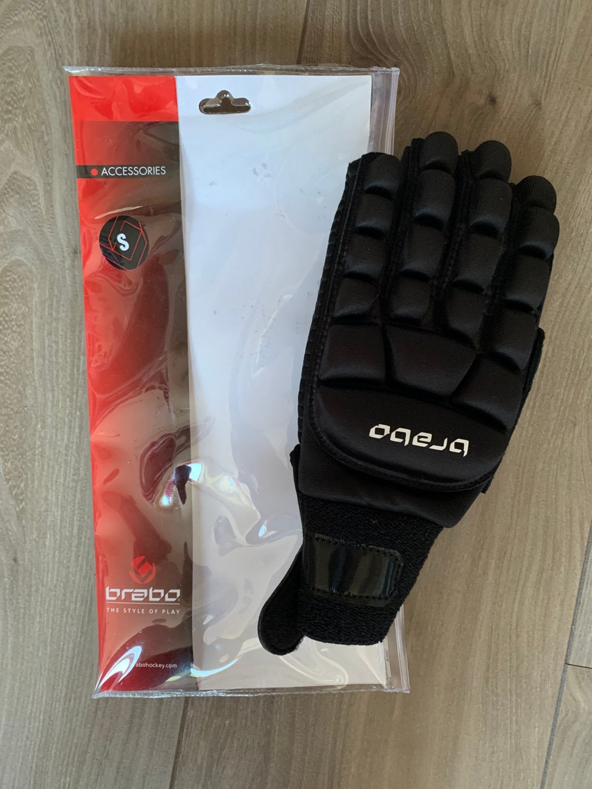 Zaalhockey handschoen maat S van Brabo, Ophalen, Zo goed als nieuw