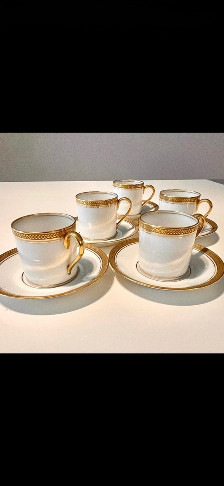 Zeldzaam Limoges koffieservies, Ophalen of Verzenden