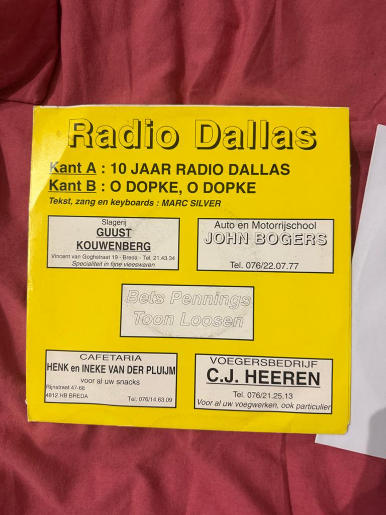 Radio Dallas - 10 Jaar Radio Dallas / O Dopke, O Dopke, Gebruikt, Originele persing, 7 inch, Ophalen of Verzenden