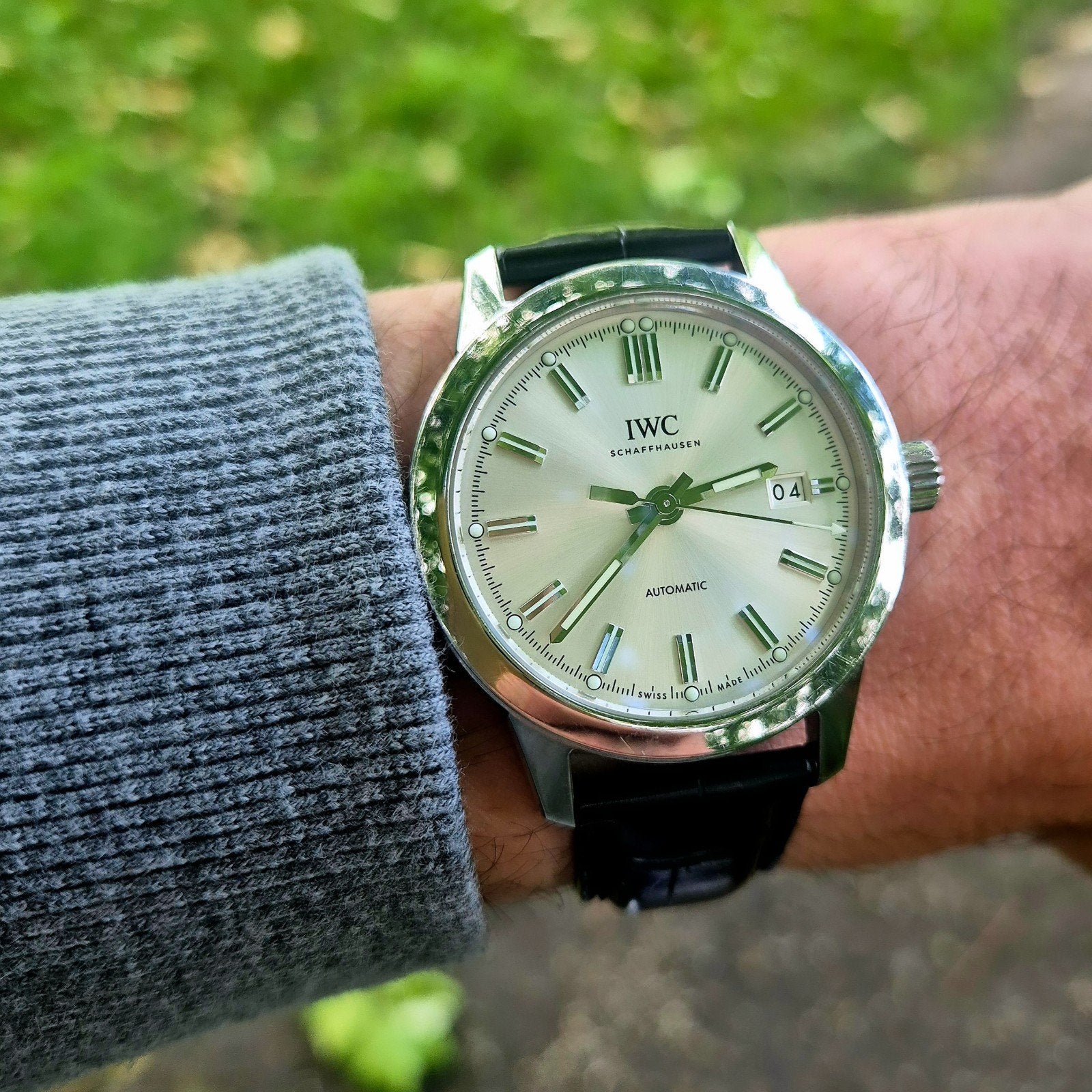 Iwc Ingenieur horloge full set 2019 prachtig!!, Ophalen of Verzenden, Zo goed als nieuw, Leer, Overige merken