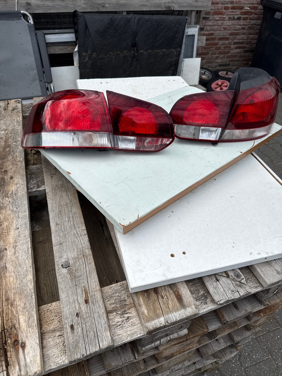 Achterlichten Volkswagen Golf 6 (links en rechts), Auto-onderdelen, Ophalen of Verzenden, Gebruikt, Volkswagen