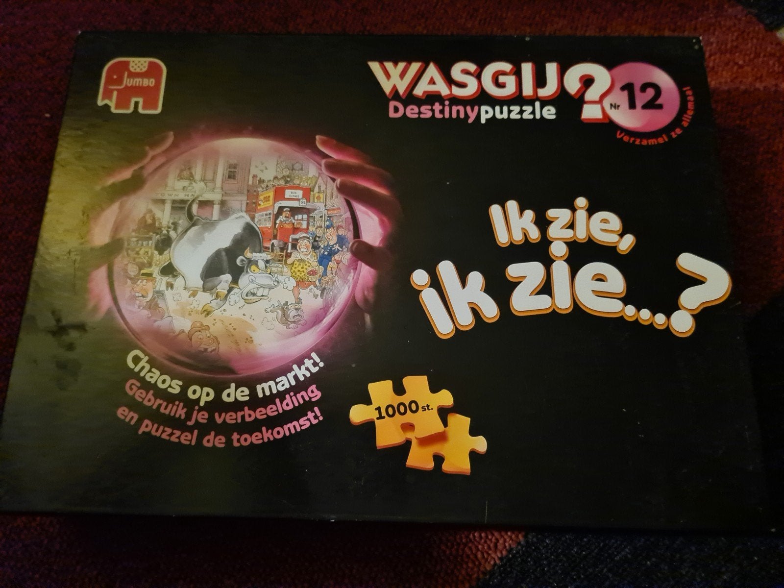 Wasgij Destiny 12: Ik zie, ik zie...? 1000 stukjes, Ophalen, Zo goed als nieuw