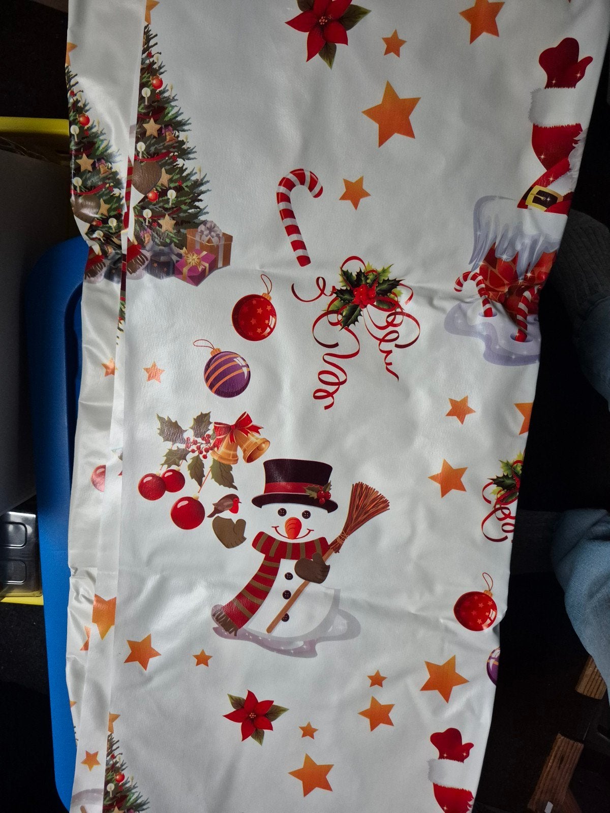 Kerst tafelkleed 140x200 cm tafel kleed, Diversen, Kerst, Ophalen of Verzenden