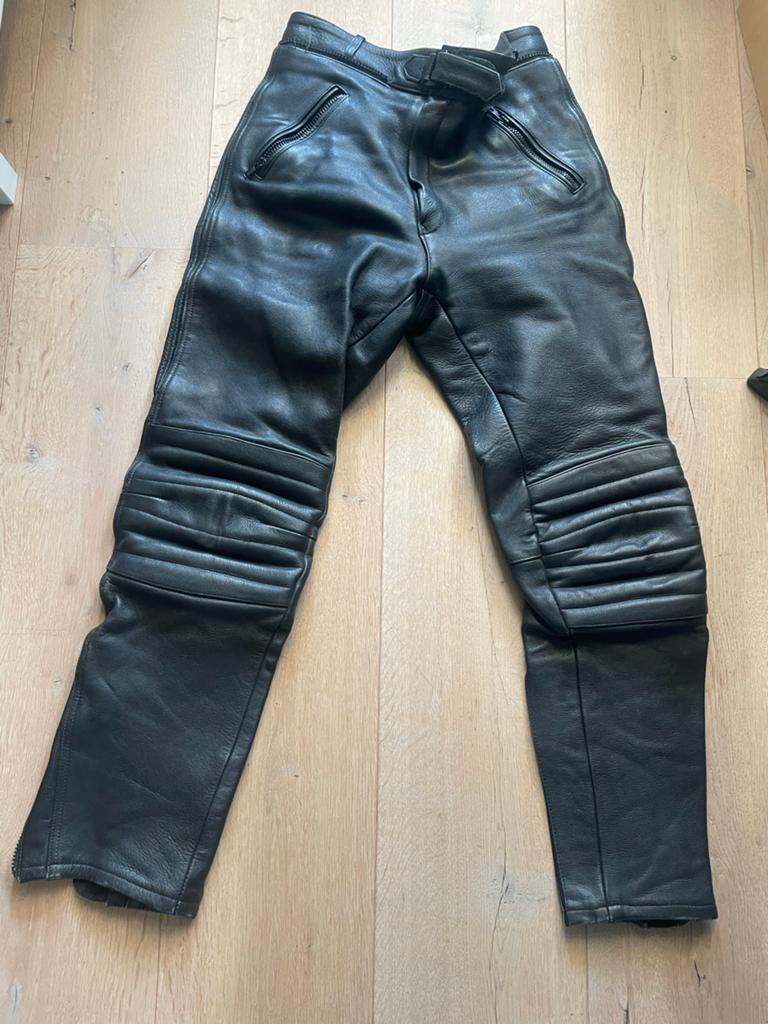 Leren Motorbroek DamenLeathers (maat 50)met Knieversteviging, Motoren, Ophalen of Verzenden, Tweedehands, Heren, Broek | leer