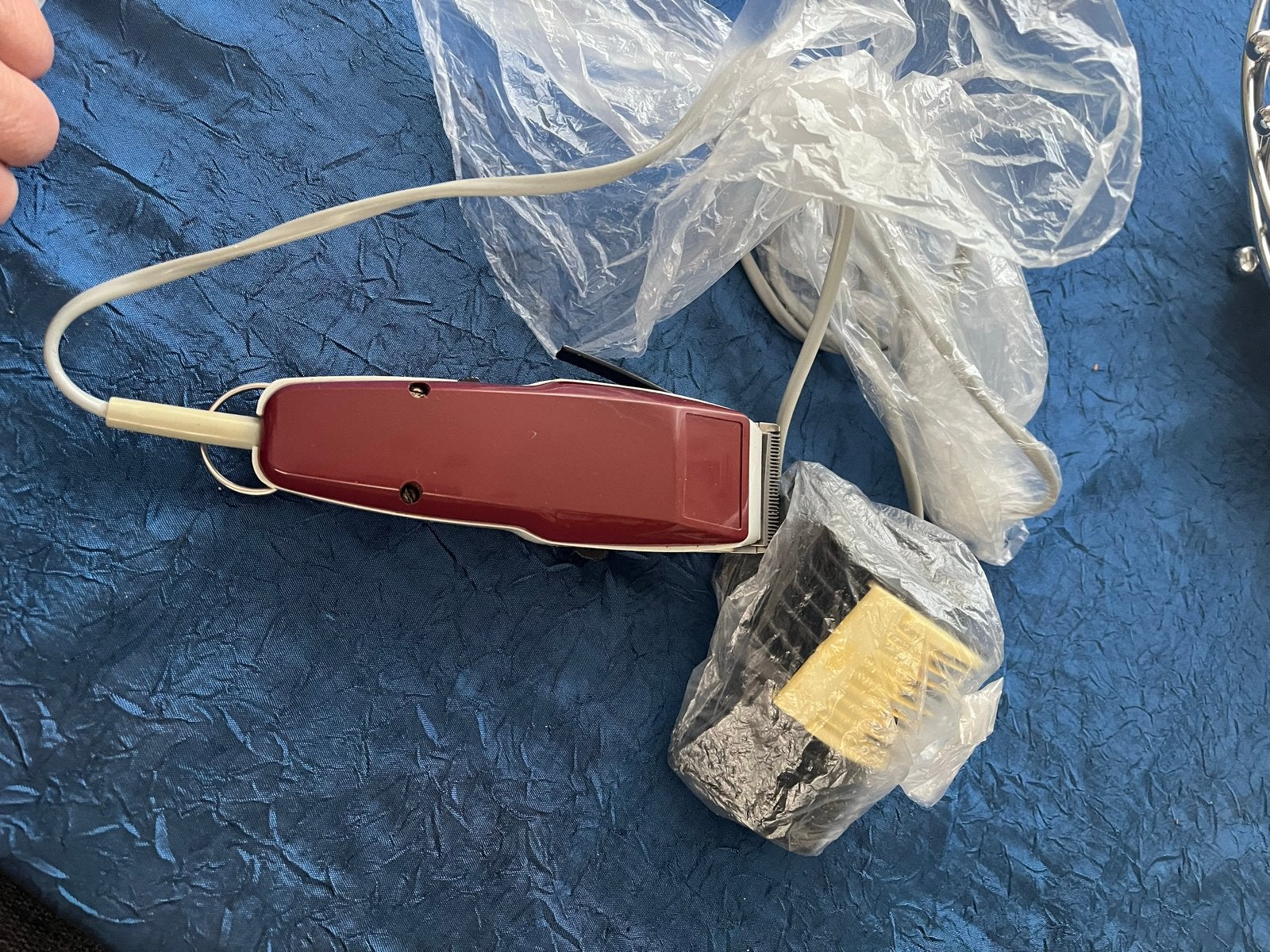 Vintage Wahl tondeuse met opzetstukken, Ophalen of Verzenden, Gebruikt, Haarverzorging