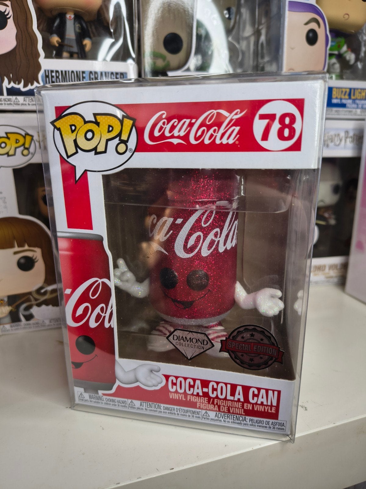 Funko Pop! Coca-Cola Can Diamond Edition #78, Ophalen of Verzenden, Zo goed als nieuw