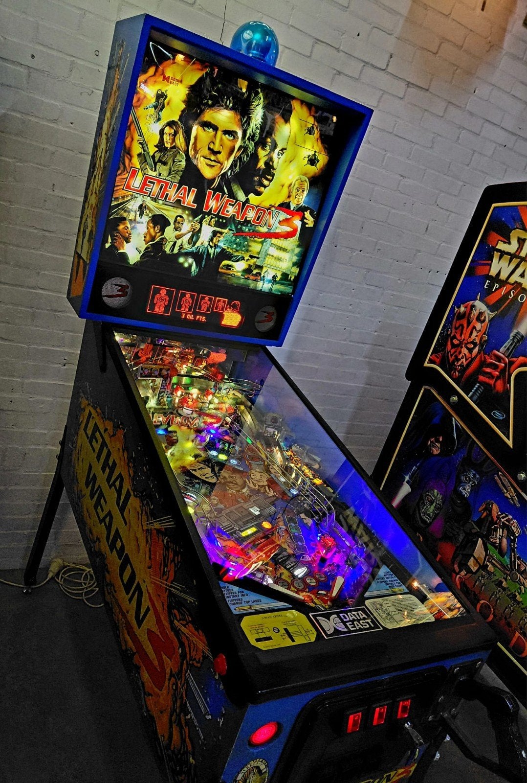 lethal weapon flipperkast, Ophalen, Zo goed als nieuw, Flipperkast