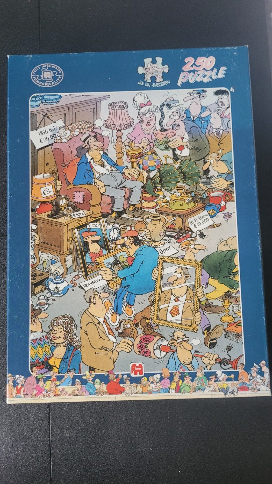 Jan van Haasteren Rommelmarkt Puzzel 250 Stukjes, Ophalen of Verzenden, Minder dan 500 stukjes, Gebruikt, Legpuzzel