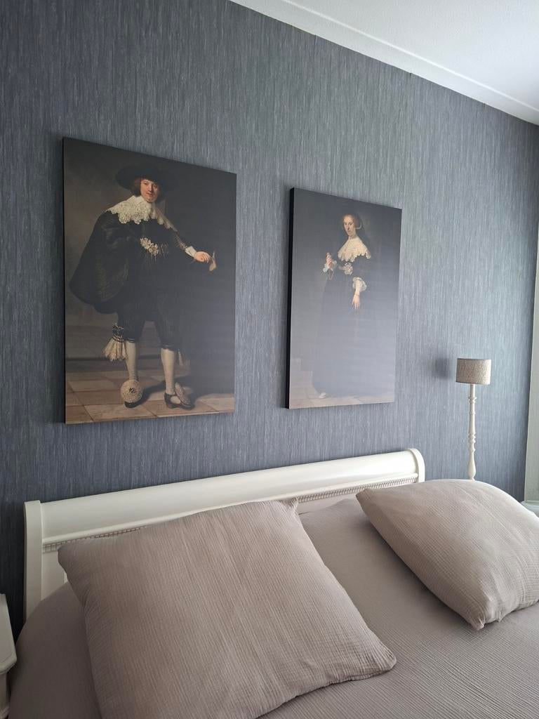 2 Schilderijen van Marten en Olpje, Ophalen, Minder dan 50 cm, Schilderij
