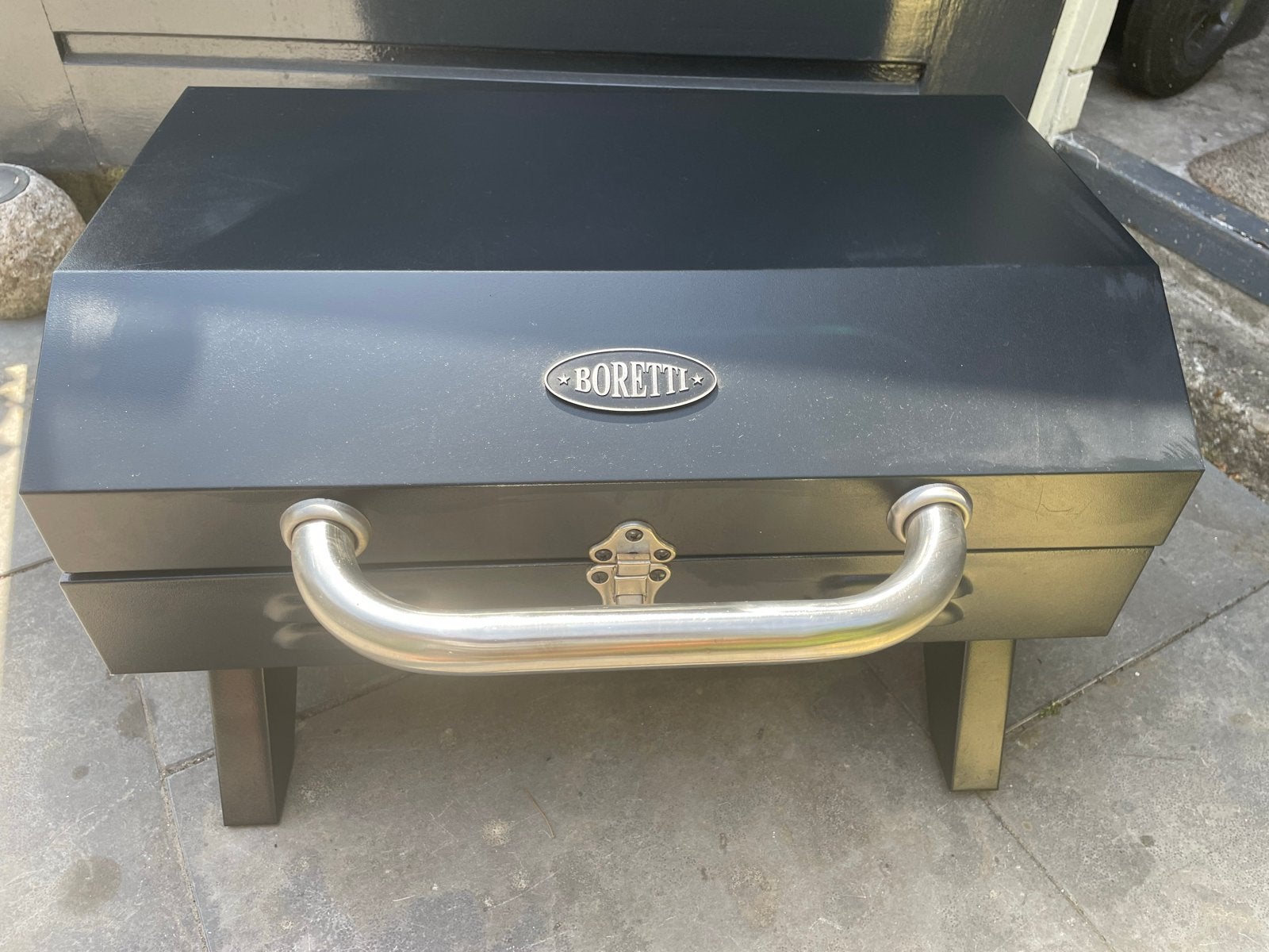 Boretti Barbecue met halfv gasfles - Compact en Draagbaar, Ophalen, Gebruikt
