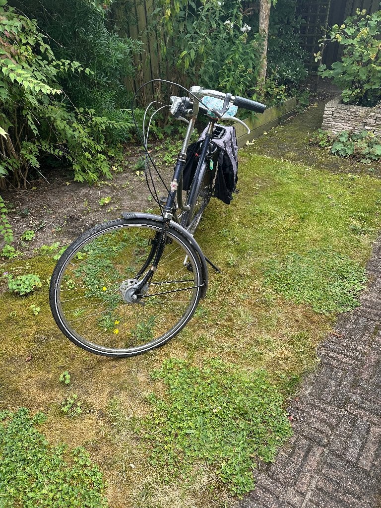 damesfiets, Fietsen en Brommers, Fietsen | Dames | Damesfietsen, Gebruikt, 56 cm of meer, Trommelrem, Ophalen