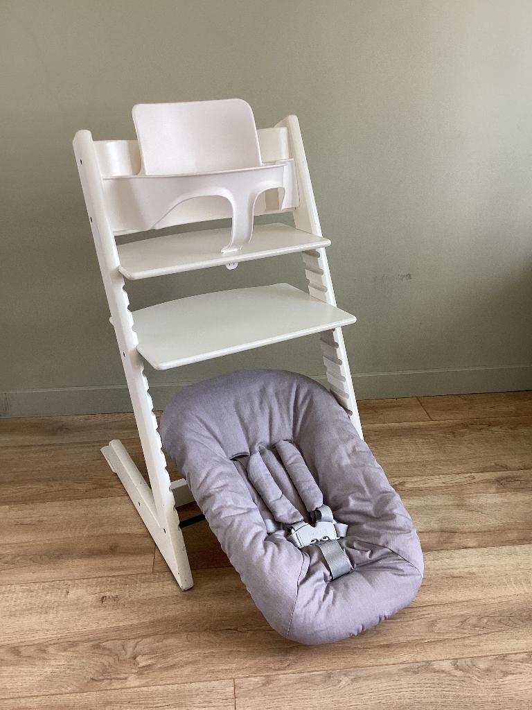 Stokke Tripp Trapp compleet, Kinderen en Baby's, Kinderstoelen, Ophalen, Zo goed als nieuw, Meegroeistoel