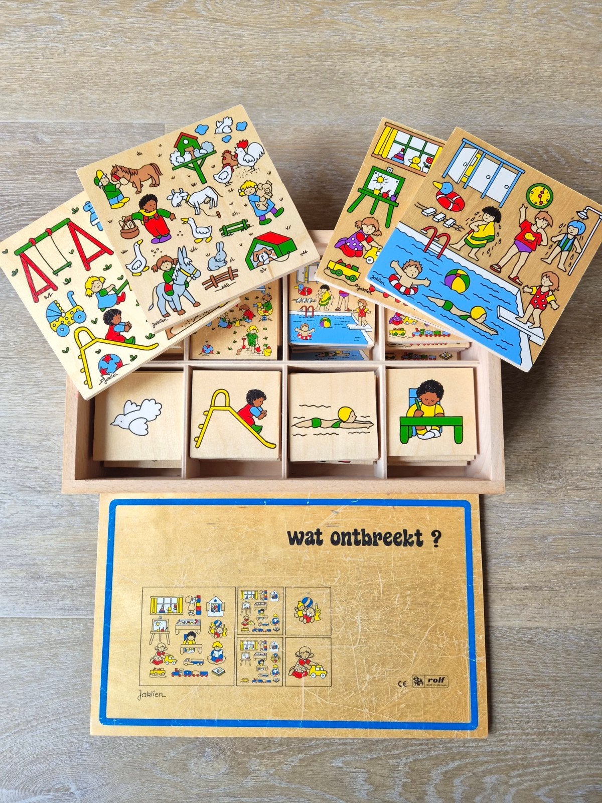 Rolf Wat ontbreekt (compleet), Kinderen en Baby's, Speelgoed | Educatief en Creatief, Verzenden, Gebruikt, Taal en Lezen