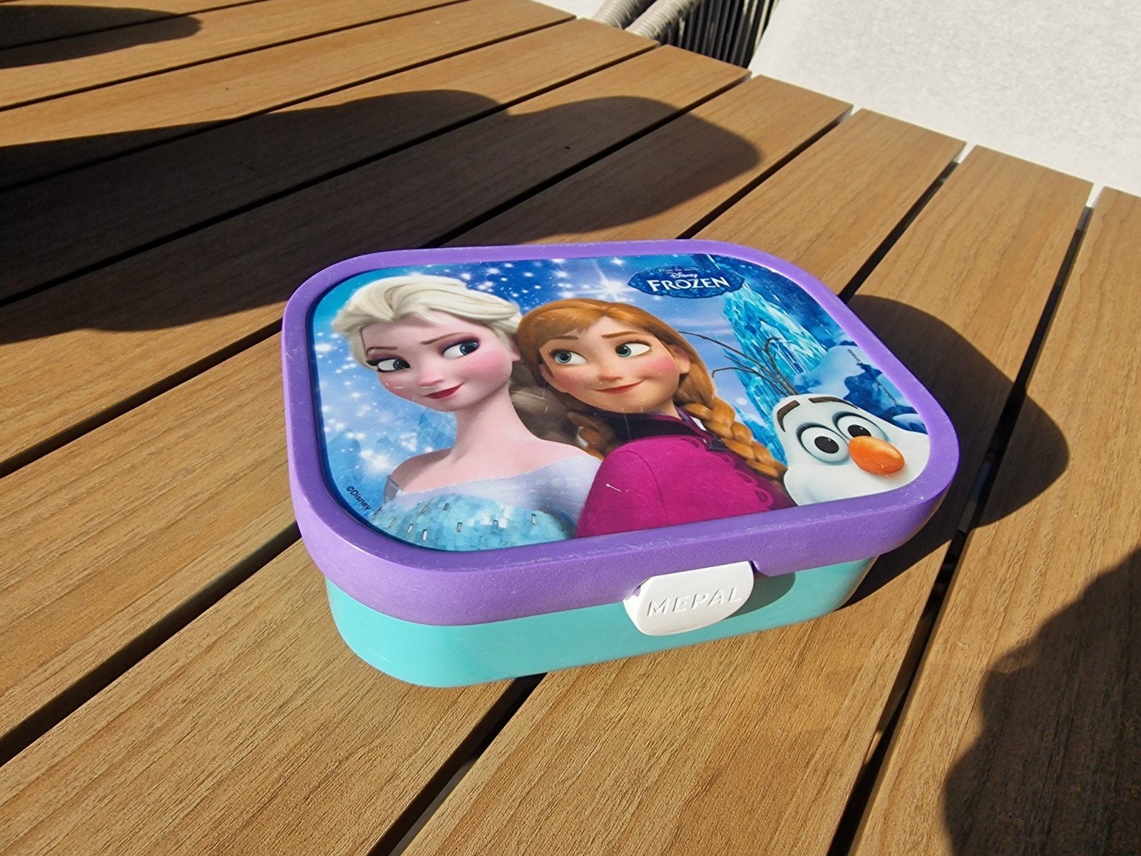 Mepal Frozen Broodtrommel - Elsa, Anna & Olaf, Kinderen en Baby's, Ophalen of Verzenden, Gebruikt, Meisje