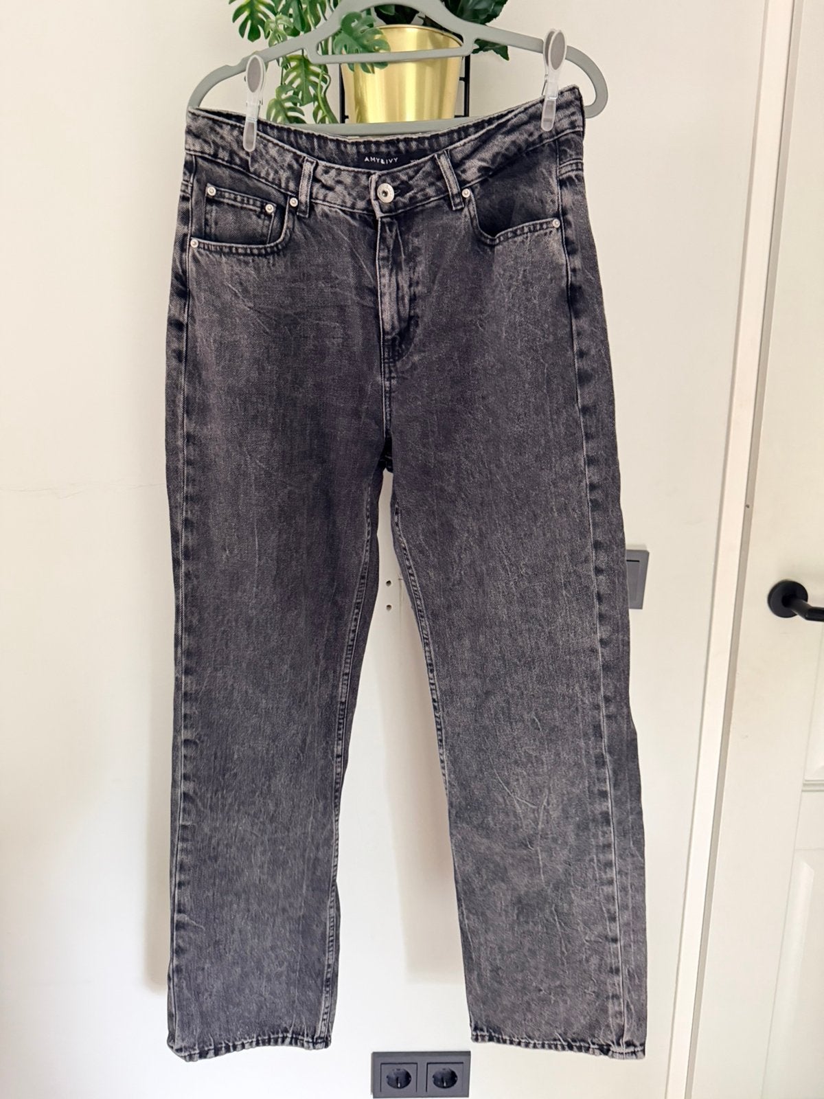 Zwarte Amy & Ivy Jeans W30, Ophalen of Verzenden, Gedragen, Zwart, W30 - W32 (confectie 38/40)