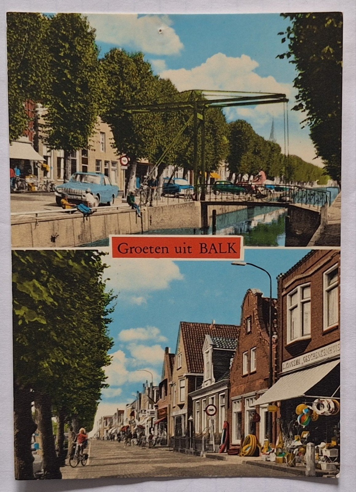 Ansichtkaart Groeten uit Balk - Gelopen, Ophalen of Verzenden, 1940 tot 1960, Friesland