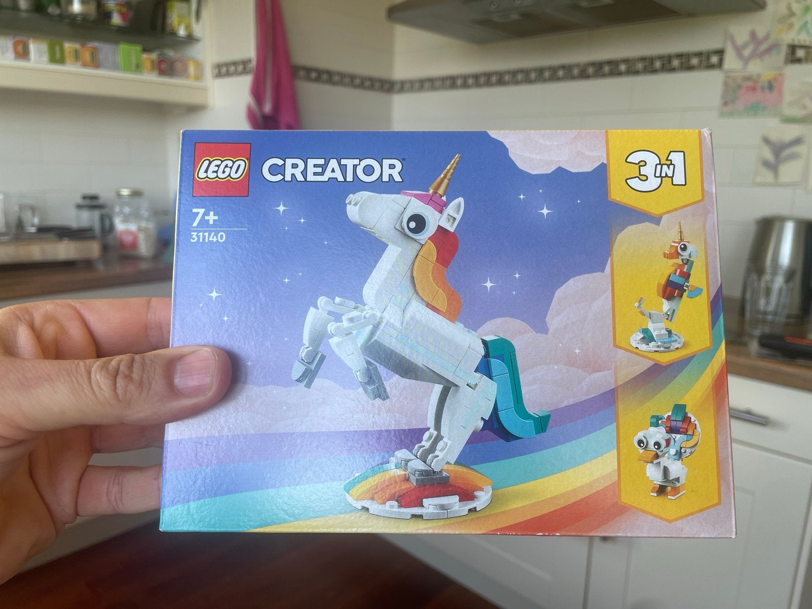 LEGO Creator 31140 Magische Eenhoorn 3-in-1 - Nieuw in doos, Ophalen, Lego, Nieuw, Inclusief doos