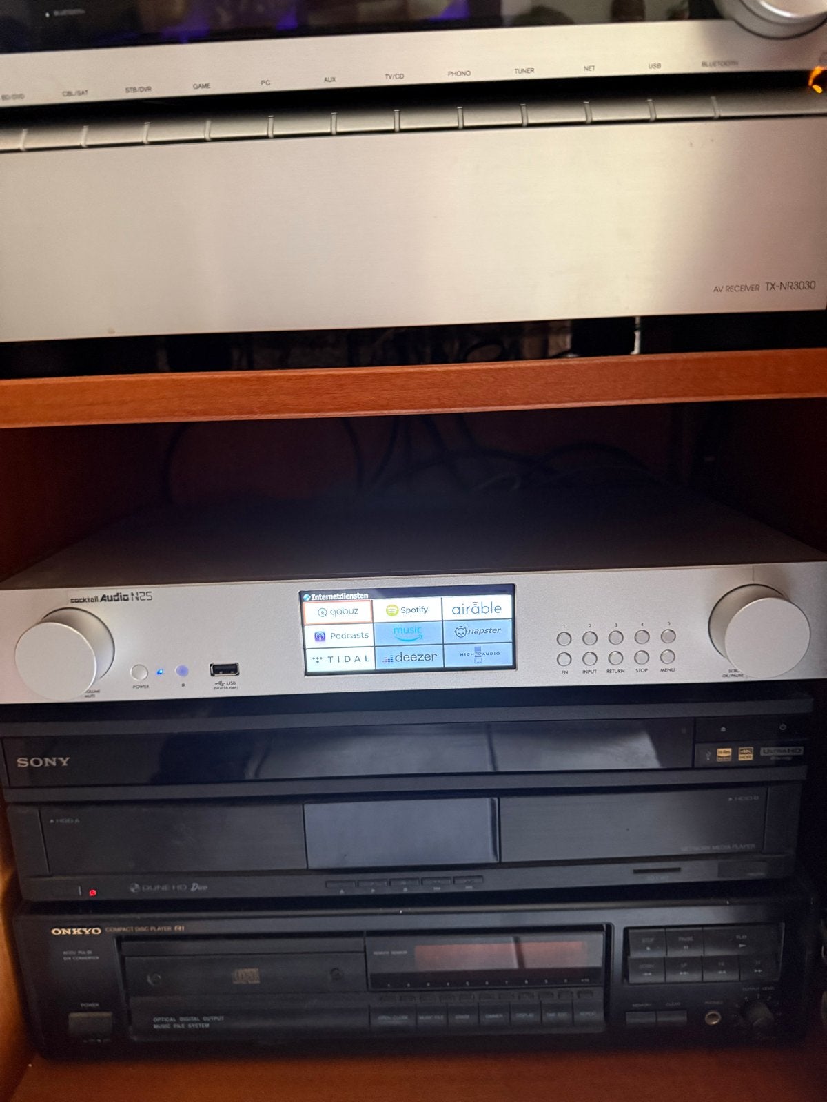 Cocktail Audio N25 Netwerk Audio Speler, Ophalen, Zo goed als nieuw, Overige merken, Met radio