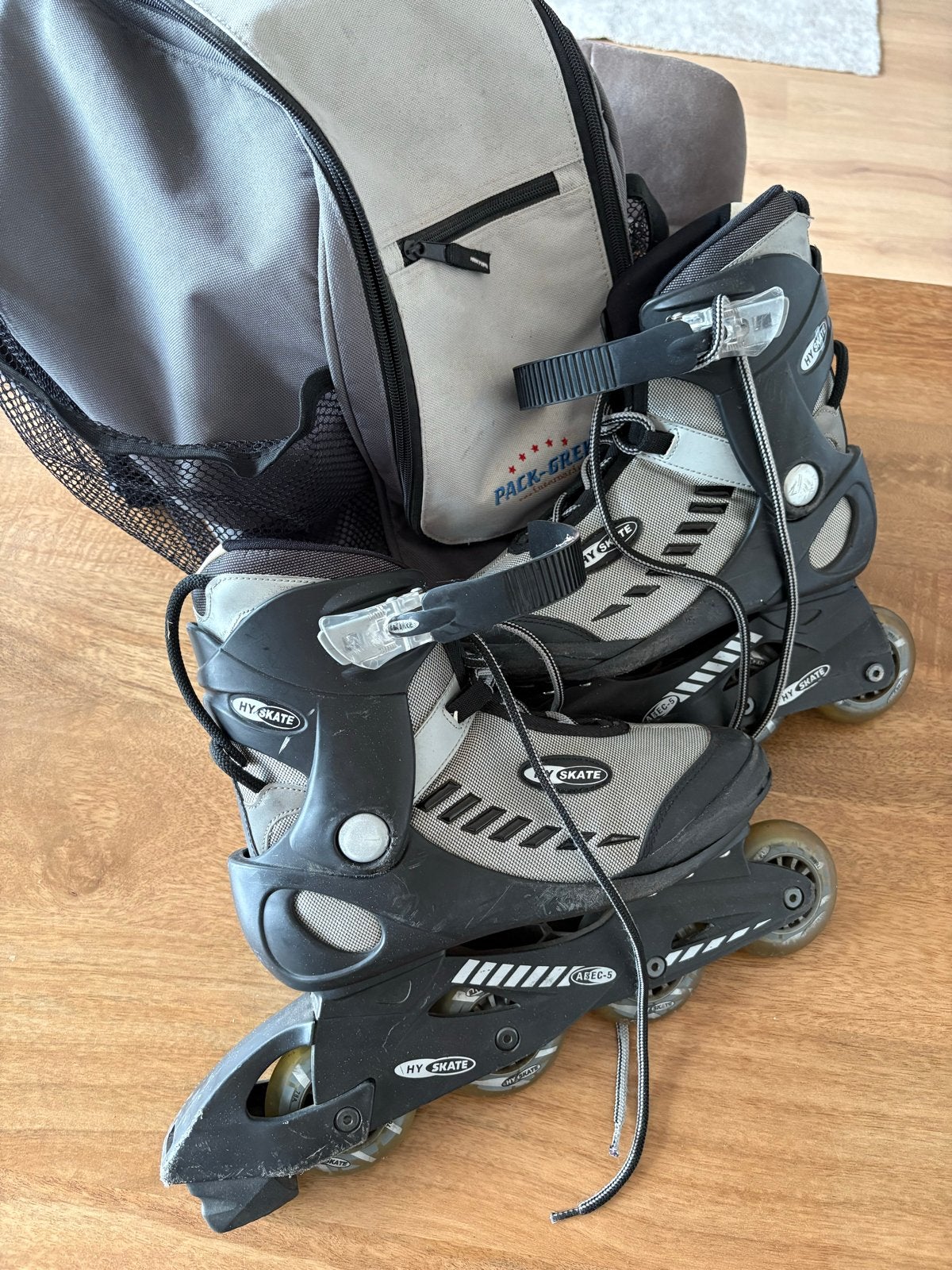 Hy Skate inline skates met tas - Maat 40, Ophalen, Gebruikt, Inline skates 4 wielen, Overige merken