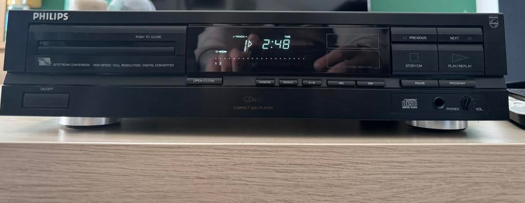 Philips CD605 cd speler, Ophalen of Verzenden, Zo goed als nieuw, Philips