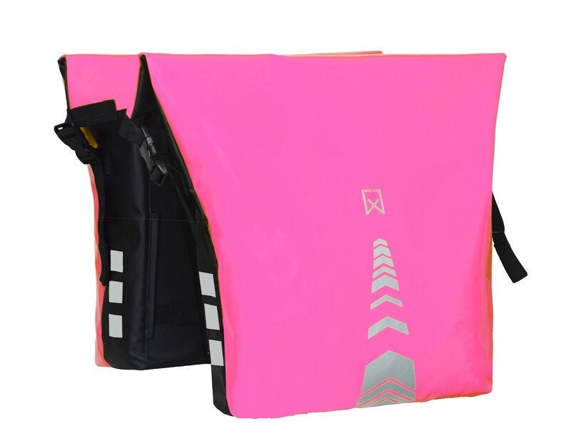 Willex sportieve dubbele fietstas roze of geel 34 liter, Ophalen of Verzenden, Nieuw, Willex sportieve dubbele fietstas roze of geel 34 liter