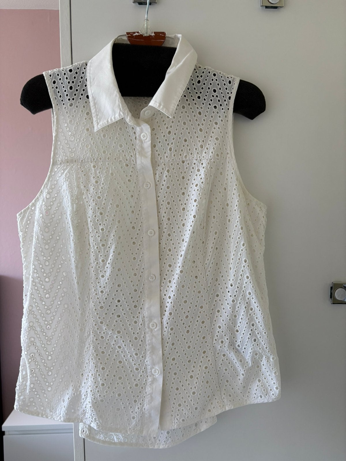 Karen Millen witte blouse maat M, Ophalen of Verzenden, Zo goed als nieuw, Maat 38/40 (M), Wit